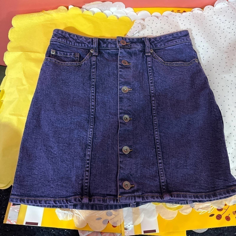 Hot topic jean mini skirt